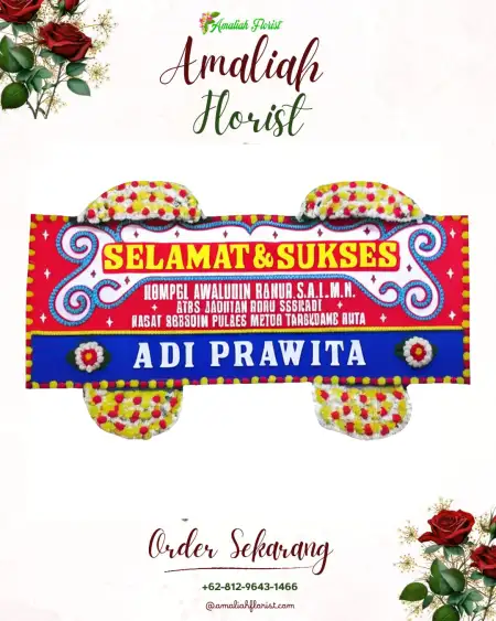 Papan Bunga Ucapan Selamat Karangmangu